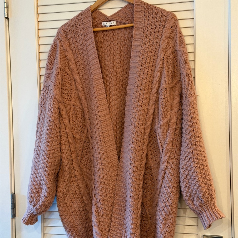 HYFVE Tan Knit Cardigan